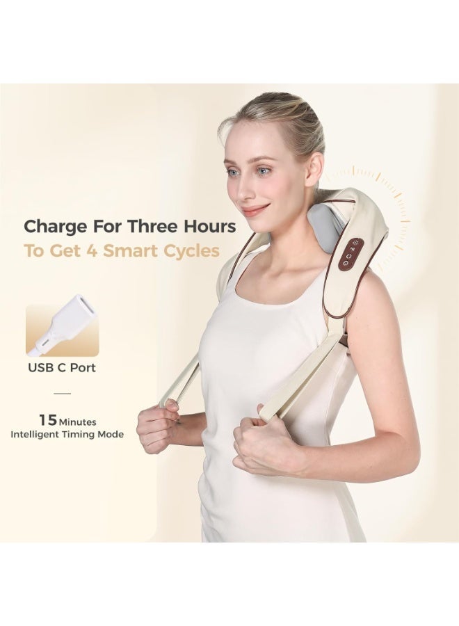 BIG CLICK Mini Neck Massager, Shiatsu Back Neck Massager with Heat, Electric Massager for Back & Shoulder, Massage Pillow for Neck, Back, Shoulder, Leg, Deep Massage at Home for Muscle Relaxation - Image 5
